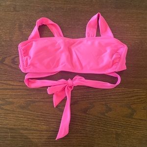 pink bikini top
